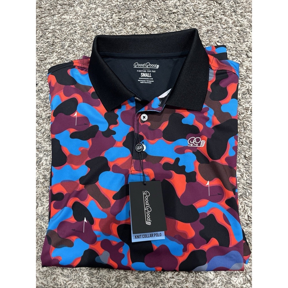 Men's Good Good Knit Camo‎ polo (1907)